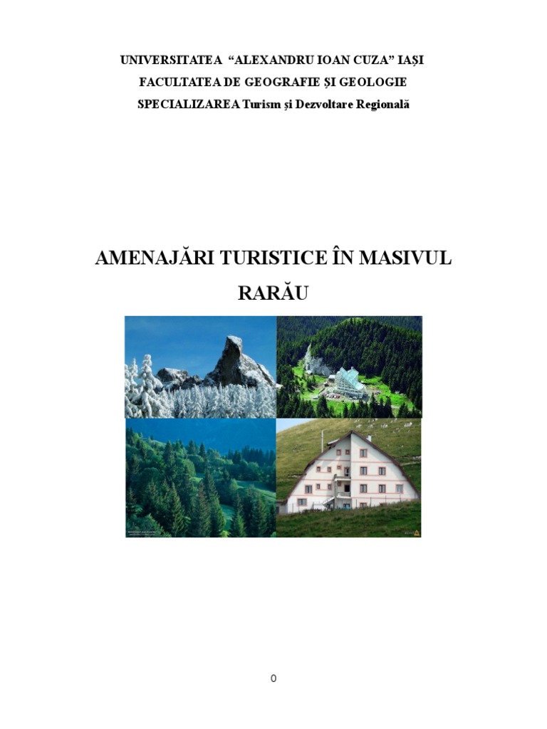Amenajari Turistice in Masivul Rarau | PDF