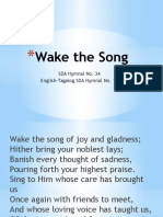 Wake The Song: SDA Hymnal No. 34 English-Tagalog SDA Hymnal No. 11