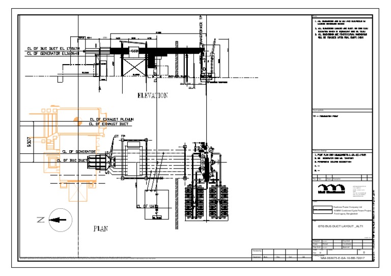GTG Bus Duct Layout for Kushiara Project | PDF | Computing | Computing ...