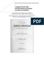 Freppel Karoly: Az 1789. Francia - Forradalom Századik Évfordulójára