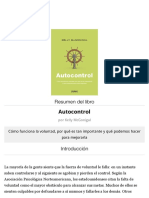 RESUMEM Autocontrol - Kelly McGonigal PDF