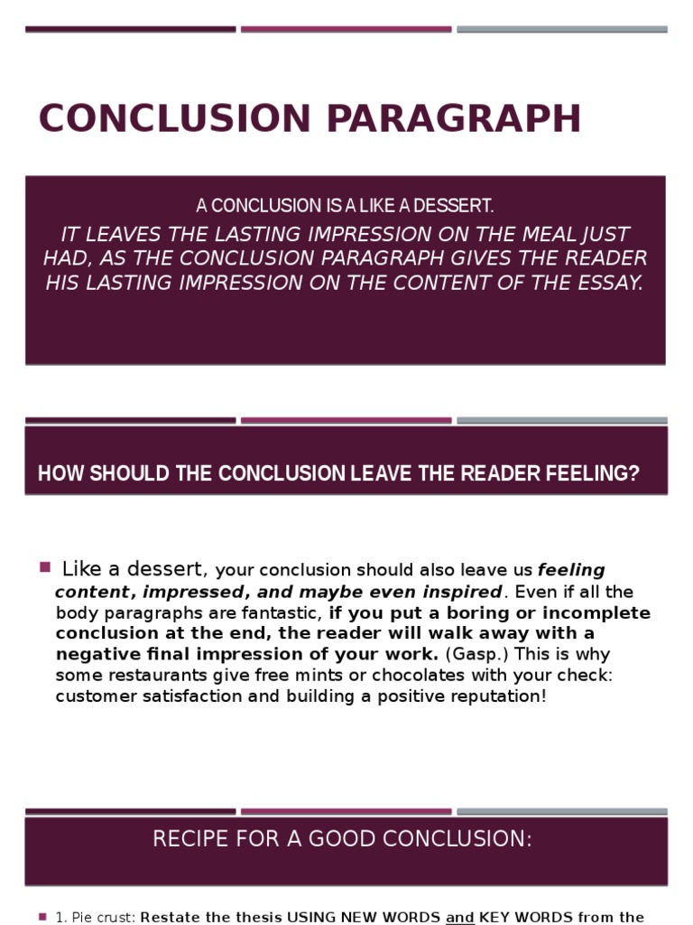 Conclusion paragraph picture