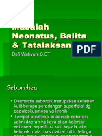 Masalah Neonatus, Balita & Tatalaksana III