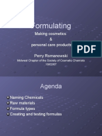 Formulating Making Cosmetics P Romanowski