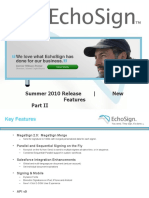 EchoSign E-Signature: Summer Release Part II (July 2010)