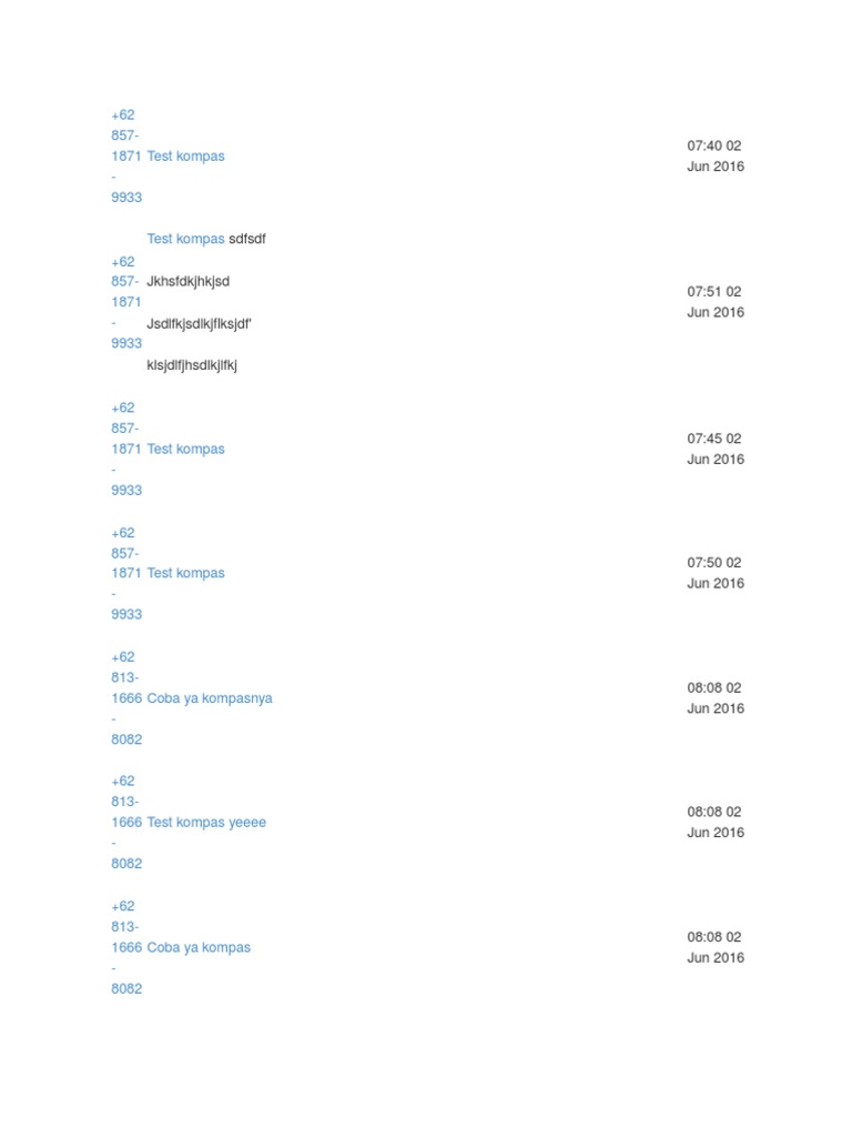 Test Kompas Interaction Log | PDF