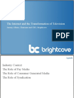 Introduction To Brightcove The Promise of Internet TV Internet TV Businesses Brightcove Overview Product Demonstration Questions & Answers