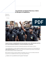 Qué Hay Detrás de Las Protestas en Guyana Francesa, El Único Territorio de La Unión Europea en Sudamérica - BBC Mundo