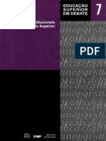 Educação Superior Em Debate - Modelos Institucionais de Educação Superior