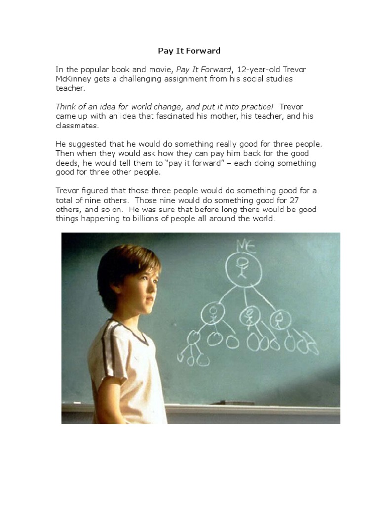 The Pay It Forward Concept Explained | PDF