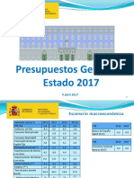 Presupuestos Generales Estado 2017  