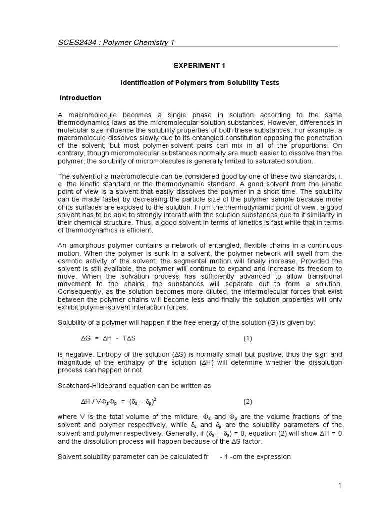 Polymer Chemistry PDF | PDF | Polymerization | Polymers
