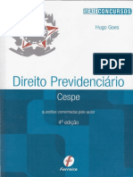 Previdenciário - CESPE Questões Comentadas pelo Autor  - Hugo Goes - 2016.pdf