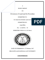 Anant Ekka, Sec-A, Roll No. 26, Land Laws