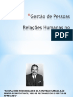 Relações Humanas No Trabalho - Aula 6