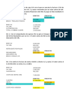 Recibos de caja, facturas y pagos de nómina y proveedores en diciembre