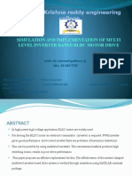 Teegala Krishna Reddy Engineering College: Simulation and Implementation of Multi Level Inverter Based BLDC Motor Drive