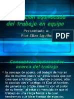 Concepción Equivocada Del Trabajo en Equipo