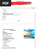 Historia de La Educación Cristiana