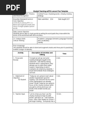 lesson plan reading-bryant