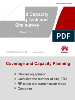 Cover and Capacity Planning Task and Site Survey: Group: 2
