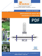 Destilador de Agua FM4 PDF