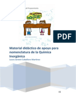 Material Didáctico de Apoyo para La Nomenclatura Química Inorgánica PDF