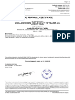 Cable Certificate IEC60092