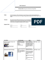 Video Storyboard S Curve