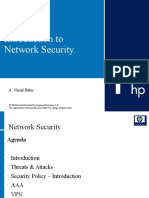 Introduction To Network Security.: A. Vimal Babu