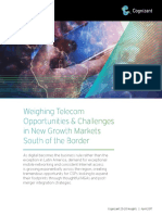 Weighing Telecom Opportunities & Challenges in New Growth Markets South of the Border