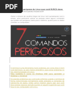 7 Comandos Perigosos Do Linux Que Você NUNCA Deve ExecutarDionatan Simioni