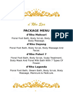 Package Menu: D'rhu Mahsuri