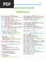 Typescript Cheatsheet