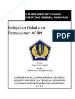 Kebijakan Fiskal Dan Penyusunan APBN - 2012