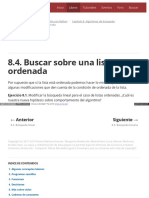 8.4. Buscar Sobre Una Lista Ordenada