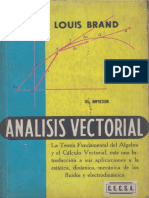 Análisis Vectorial - Louis Brand