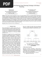 Secure Algorithm for File Sharing Using Clustering Technique of K-Means Clustering