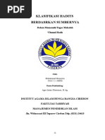 Download Makalah Klasifikasi Hadis Berdasarkan Sumbernya by Muhammad Muqoyim SN344087790 doc pdf