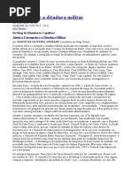 Corrupção e a Ditadura Militar