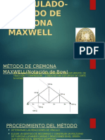 Análisis de Un Reticulado Método de Cremona Maxwell