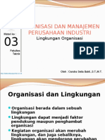 Materi 3 Lingkungan Organisasi