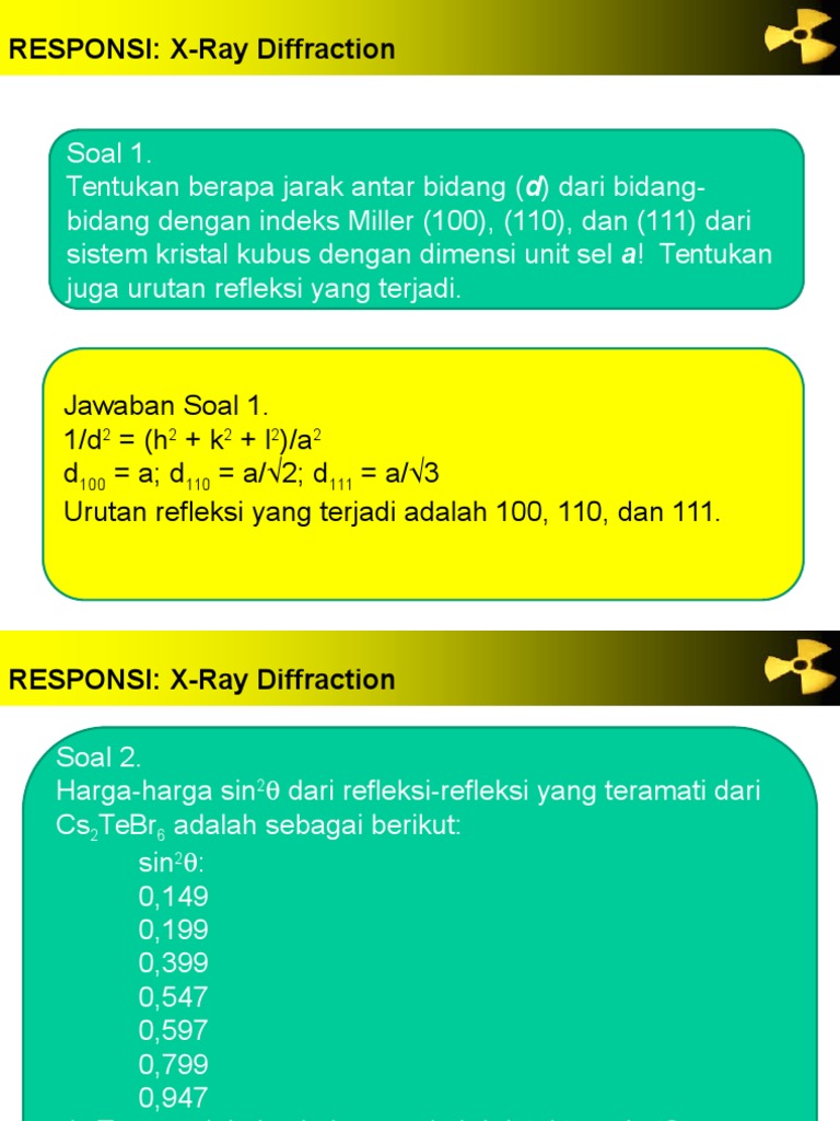 Contoh Soal Dan Jawaban Indeks Miller Barisan Contoh