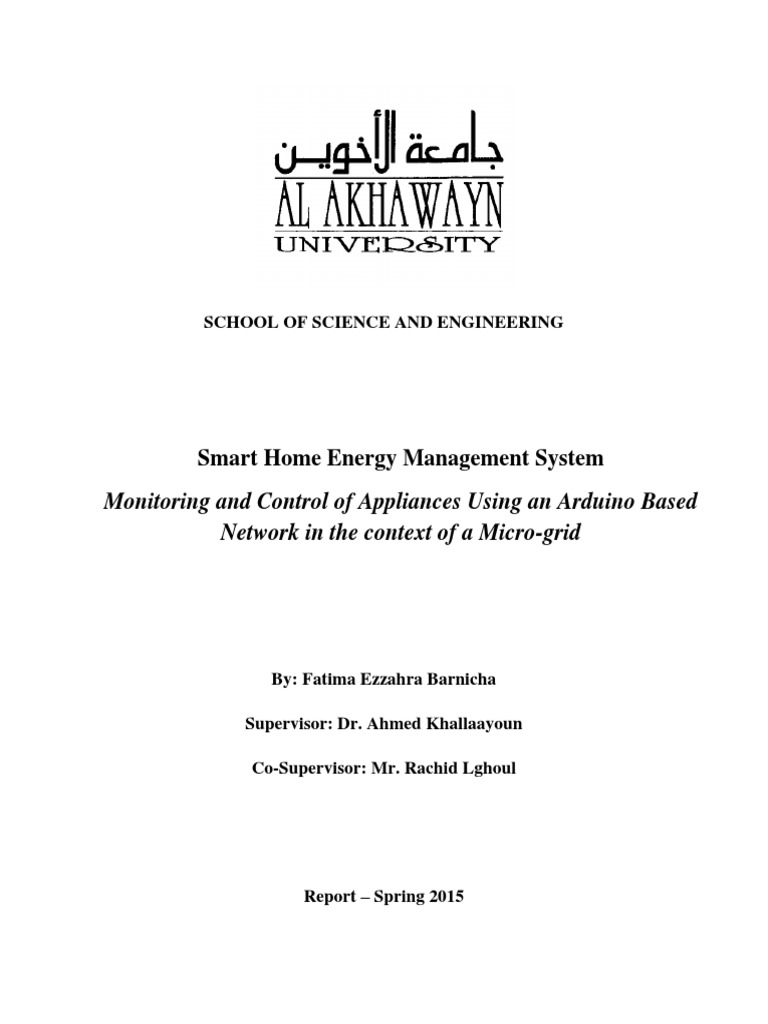 Smart Home Energy Management System | PDF | Thin Film Solar Cell ...
