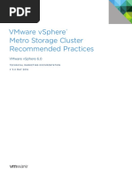 Vmware Vsphere Metro Storage Cluster Recommended Practices