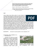 Monitoring Pergerakan Massa Batuan Dengan Metode Terestris Menggunakan Total Station Dan Metode Fotogrametri Di Kaliwadas, Karangsambung, Jawa Tengah