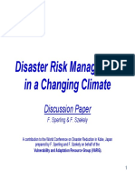 Disaster Risk Management in Changing Climates