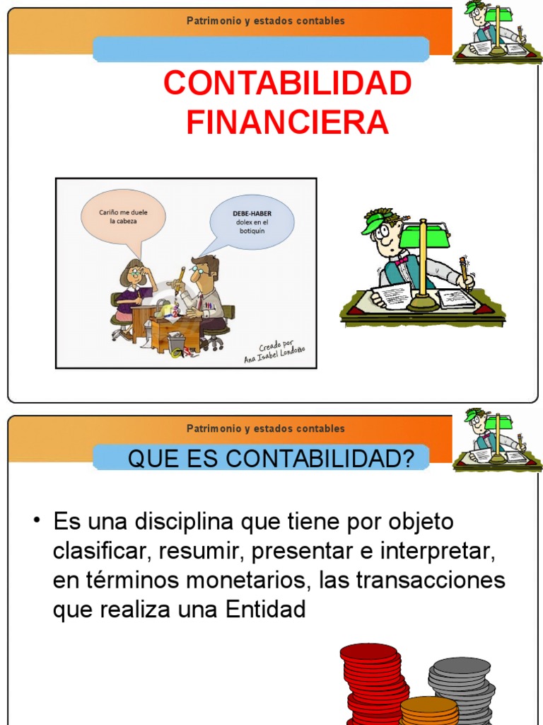 El Patrimonio Contable PDF Hoja de