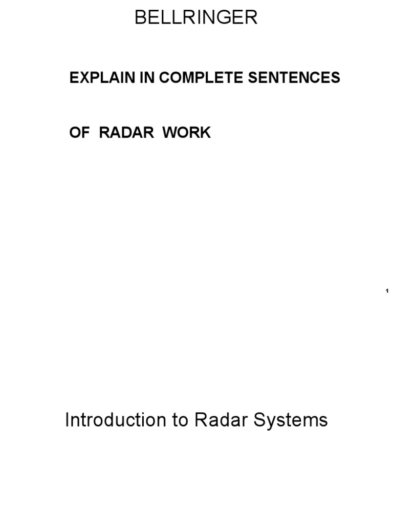 Explain in Complete Sentences PDF Antenna (Radio) Decibel