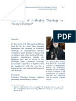 Zizioulas, John - The Task of Orthodox Theology in Today´s Europe.pdf